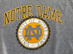 Vintage Notre Dame Fighting Irish College Sweatshirt, Size Large