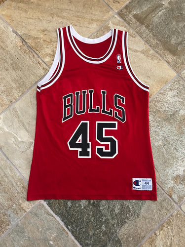 Vintage Chicago Bulls Michael Jordan #45 Champion Basketball Jerseys, Size 44, Large