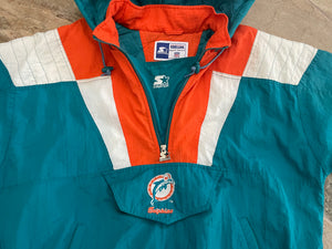 Vintage Miami Dolphins Starter Parka Football Jacket, Size XL