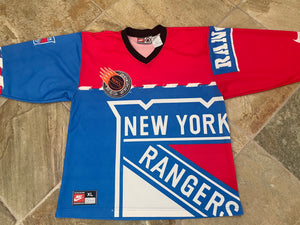 Vintage Nike Street Spider Man New York Rangers Hockey Jersey Mens xl