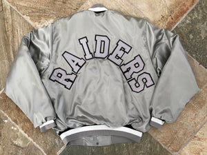 Vintage Oakland Raiders Swingster Satin Football Jacket, Size Large