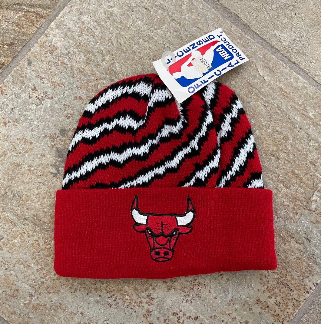 Vintage Chicago Bulls Zubaz Beanie Ski Basketball Hat