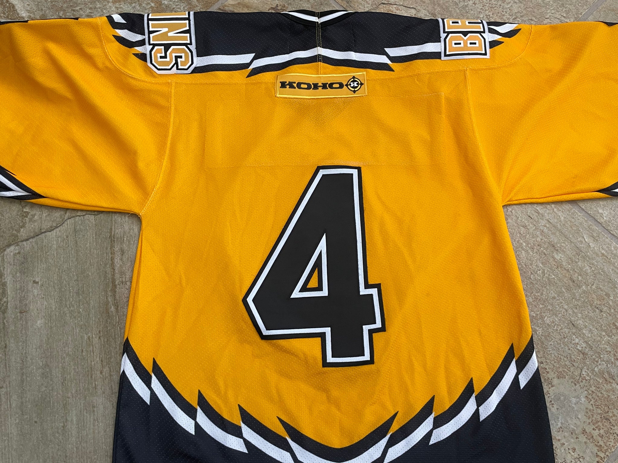Vintage Boston Bruins Koho Hockey Jersey Size Large NHL Made in Canada
