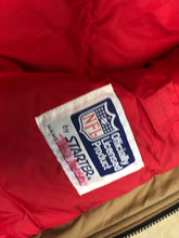 Load image into Gallery viewer, Vintage San Francisco 49ers Starter Trench Coat Football Jacket, Size Large