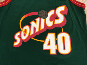Vintage Seattle SuperSonics Shawn Kemp Champion Basketball Jersey, Size 48, XL