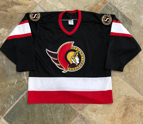 Vintage Ottawa Senators CCM Maska Hockey Jersey, Size Large