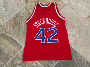 Vintage Philadelphia 76ers Jerry Stackhouse Champion Basketball Jersey, Size 44, Large