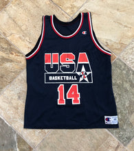 Load image into Gallery viewer, Vintage USA Alonzo Mourning Champion Basketball Jersey, Size 48, XL