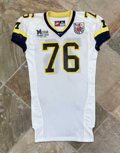 Vintage Michigan Wolverines Steve Hutchinson Nike Game Worn College Football Jersey