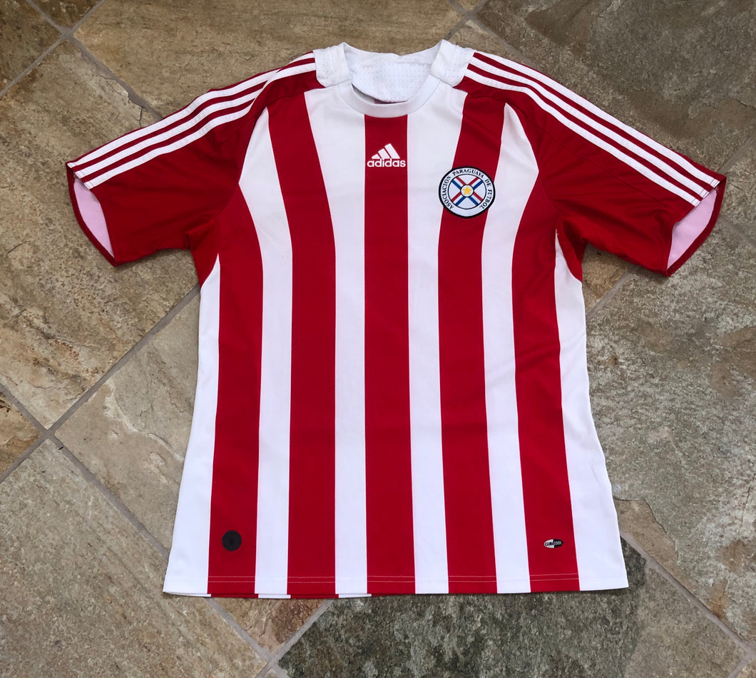 Paraguay National Team Adidas Soccer Jersey, Size Large