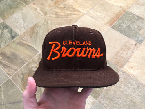 Vintage Cleveland Browns Sports Specialties Script Snapback Football Hat