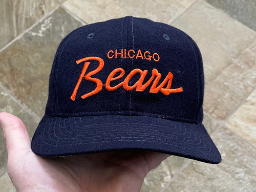Vintage Chicago Bears Sports Specialties Script Snapback Football Hat