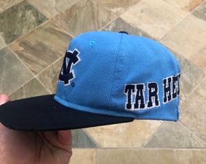 Vintage North Carolina Tarheels Sports Specialties Side Script Wave Snapback College Hat