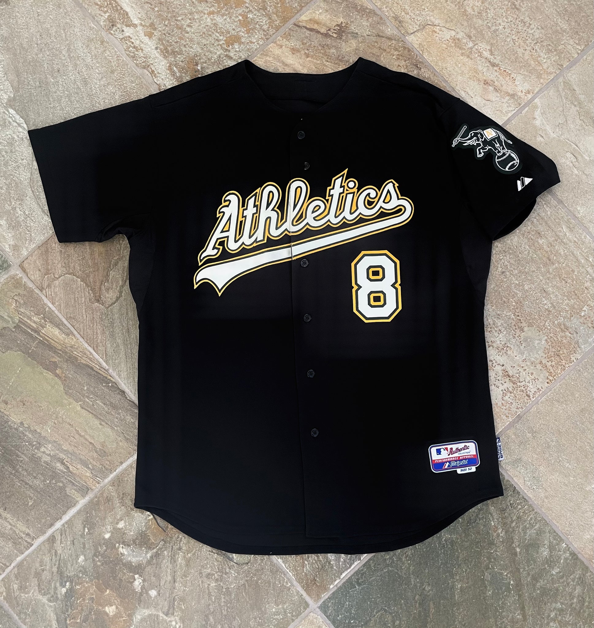 Oakland Athletics Majestic Official Cool Base Jersey - White