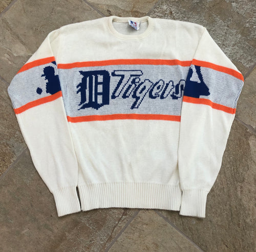 Vintage Detroit Tigers Cliff Engle Baseball Sweater Sweatshirt, Size Large