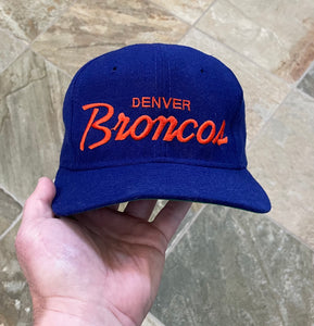 Vintage Denver Broncos Sports Specialties Script Snapback Football Hat