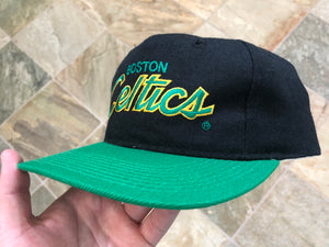 Vintage Boston Celtics Sports Specialties Script Snapback Basketball Hat