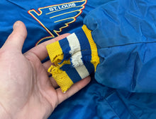 Load image into Gallery viewer, Vintage St. Louis Blues Starter Satin Hockey Jacket, Size Large