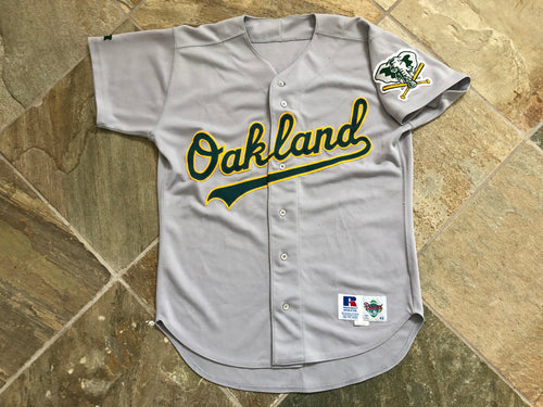 Vintage Oakland Athletics Team Issued Russell Athletic Diamond Collection Baseball Jersey, Size 42, Medium