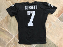 Load image into Gallery viewer, Vintage Los Angeles Raiders Jeff Gossett Game Worn Team Issued Stater Football Jersey