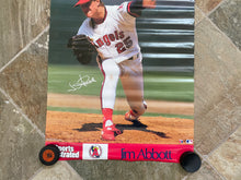 Load image into Gallery viewer, Vintage California Angels Jim Abbott Sports Illustrated Baseball Poster