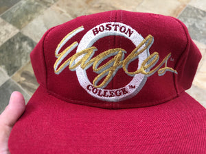 Vintage Boston College Eagles The Game Circle Logo Snapback College Hat