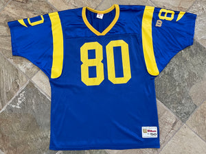 Vintage St. Louis Rams Isaac Bruce Wilson Football Jersey, Size 50, XL