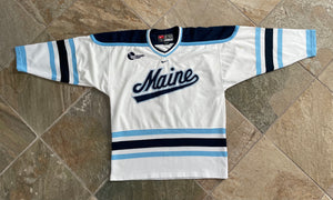 Vintage Maine Black Bears Nike College Hockey Jersey, Size Large