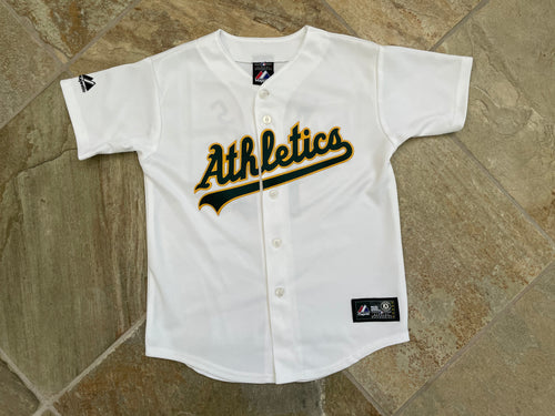 Oakland Athletics Jemile Weeks Majestic Baseball Jersey, Size Youth Medium, 8-10