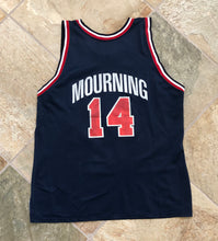 Load image into Gallery viewer, Vintage USA Alonzo Mourning Champion Basketball Jersey, Size 48, XL