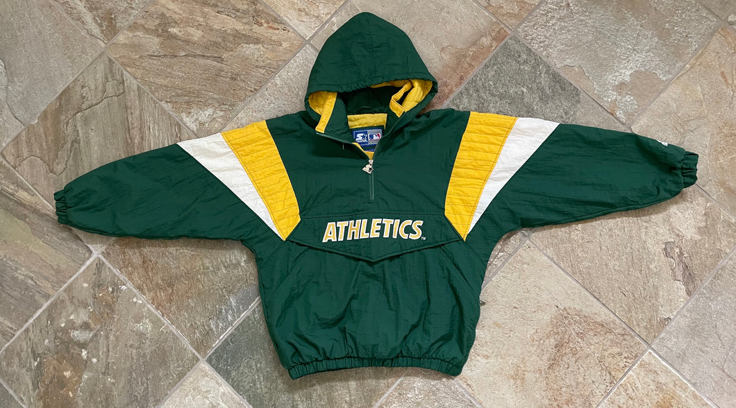 Vintage Oakland Athletics Starter Parka Baseball Jacket, Size Medium