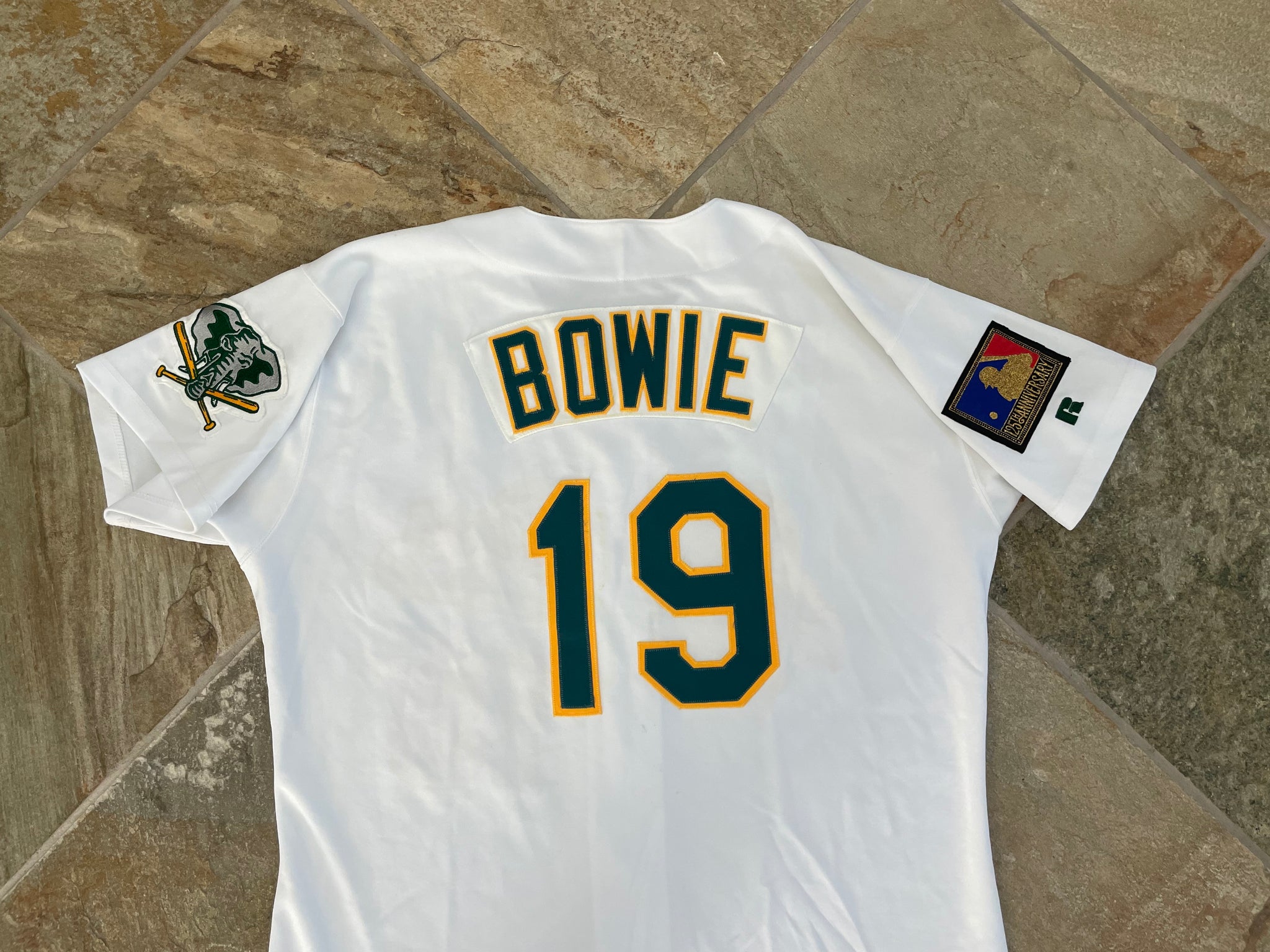 Vintage Oakland Athletics Jim Bowie Game Worn Russell Baseball Jersey, –  Stuck In The 90s Sports
