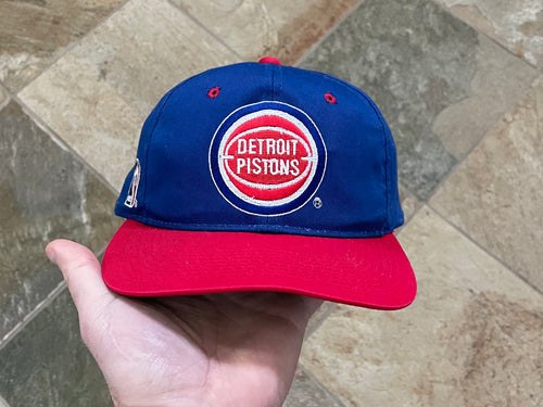 Vintage Detroit Pistons Sports Specialties Plain Logo Snapback Basketball Hat