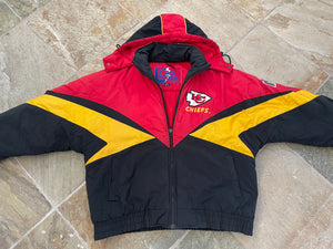 Vintage Kansas City Chiefs Pro Player Parka Football Jacket, Size Large