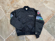 Load image into Gallery viewer, Vintage Seattle Seahawks Starter Satin Football Jacket, Size Medium