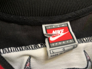 Vintage Chicago Bulls Nike Warm-Up Shooting Shirt Basketball Jersey, Size Large