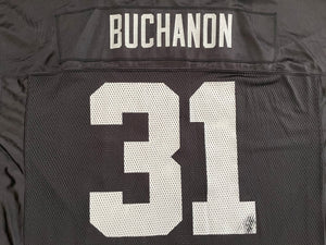 Vintage Oakland Raiders Phillip Buchanon Reebok Football Jersey, Size XL
