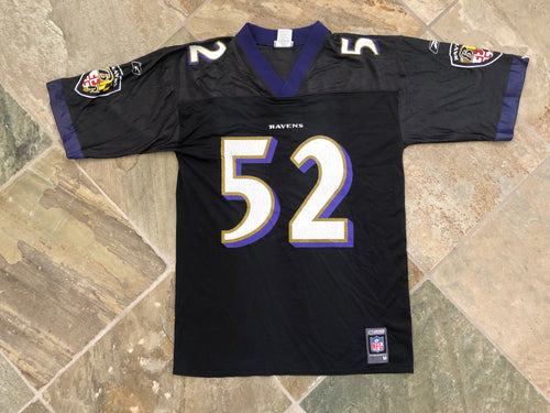 Vintage Baltimore Ravens Ray Lewis Reebok Football Jersey, Size Medium