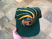 Load image into Gallery viewer, Vintage Seattle SuperSonics Drew Pearson Swirl Snapback Basketball Hat