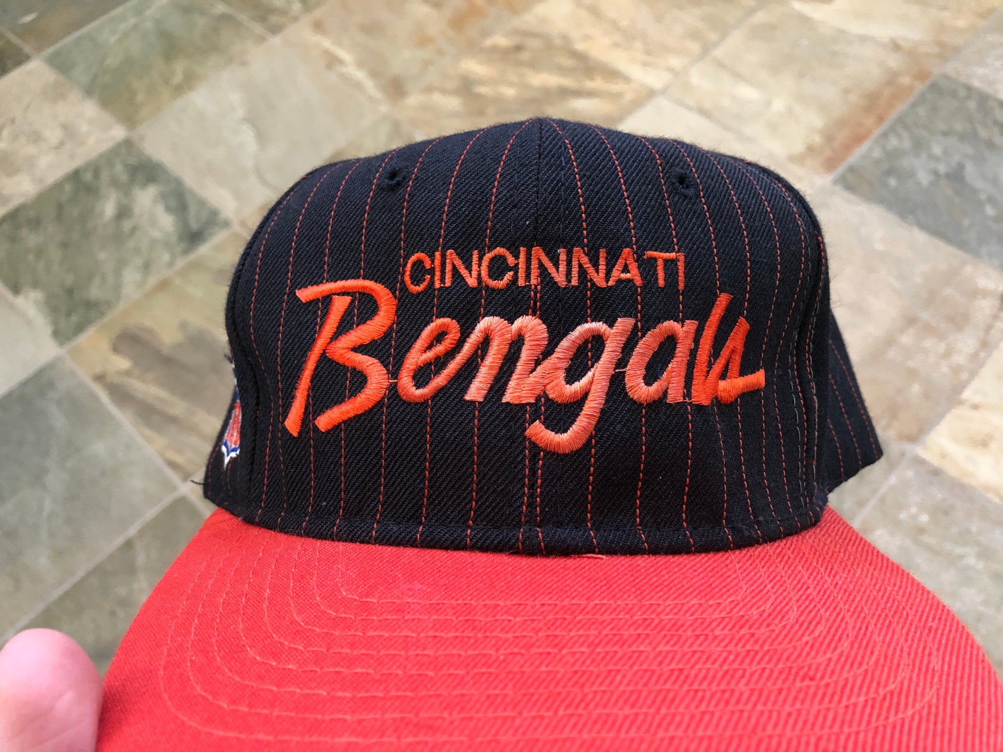 Vintage Cincinnati Bengals Sports Specialties Script Snapback