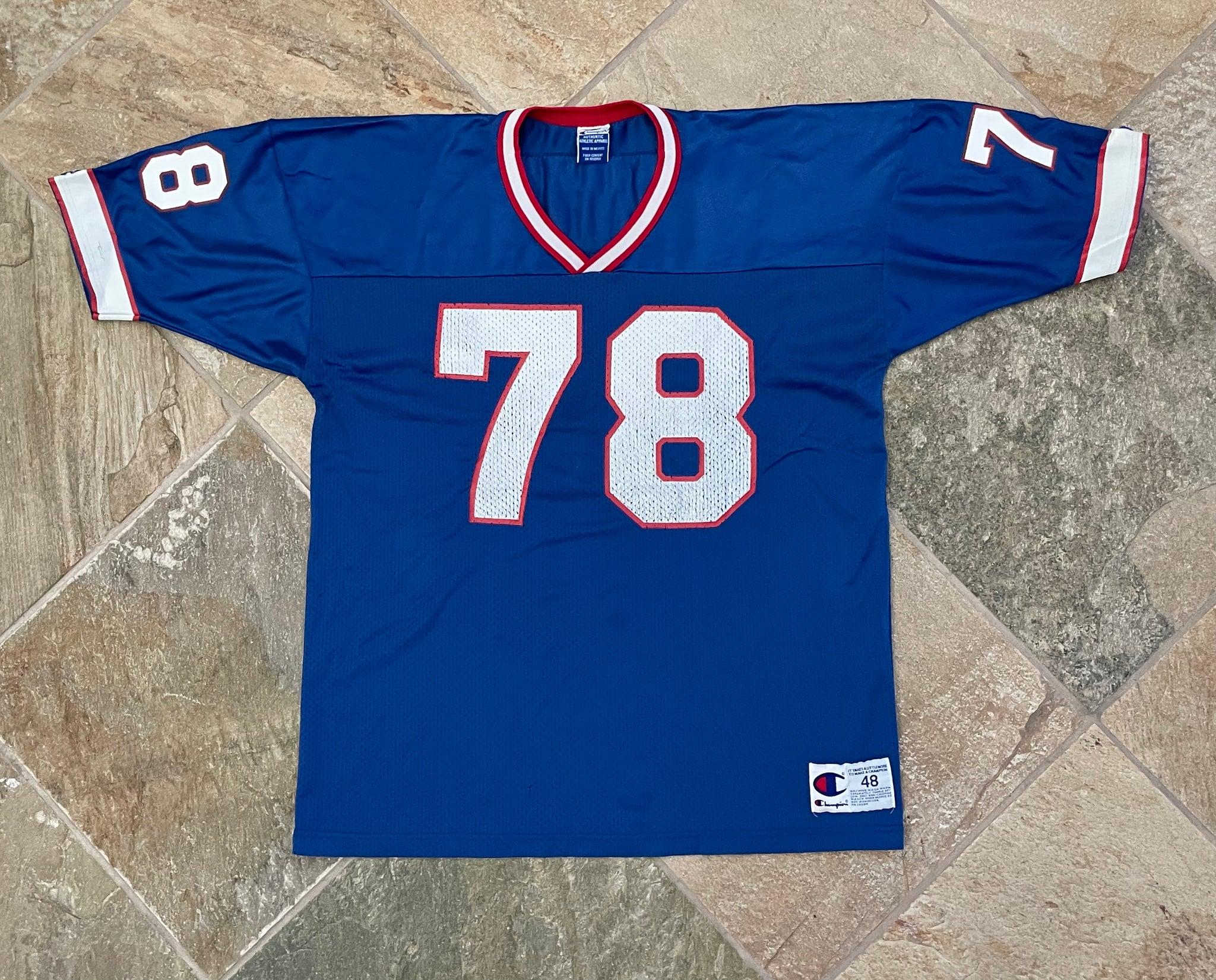 Vintage Buffalo Bills Bruce Smith Champion Football Jersey, Size 48, X –  Stuck In The 90s Sports