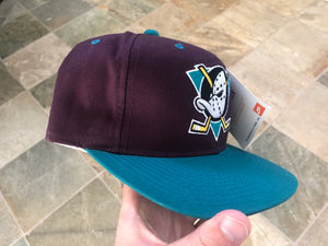 Vintage Anaheim Mighty Ducks Sports Specialties Plain Logo Snapback Hockey Hat