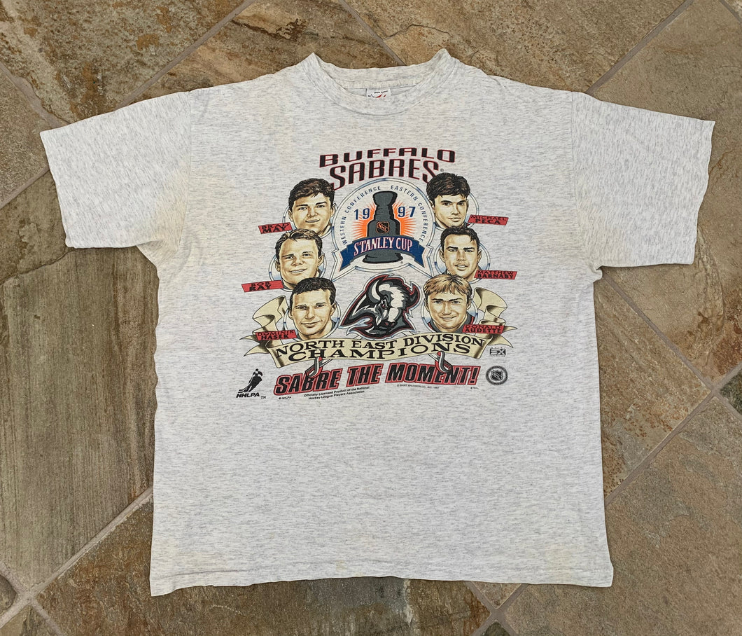 Vintage Buffalo Sabres Shirt Xplosion Hockey Tshirt, Size Large