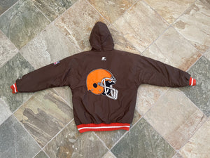 Vintage Cleveland Browns Starter Parka Football Jacket, Size Medium