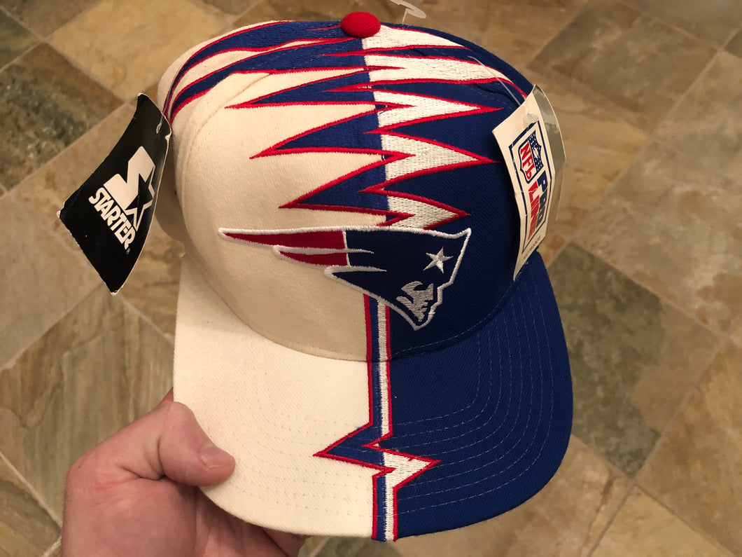 Vintage New England Patriots Starter Shockwave Strapback Football Hat