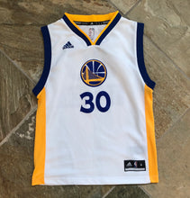 Load image into Gallery viewer, Golden State Warriors Stephen Curry Adidas Basketball Jersey, Size Youth Medium, 8-10