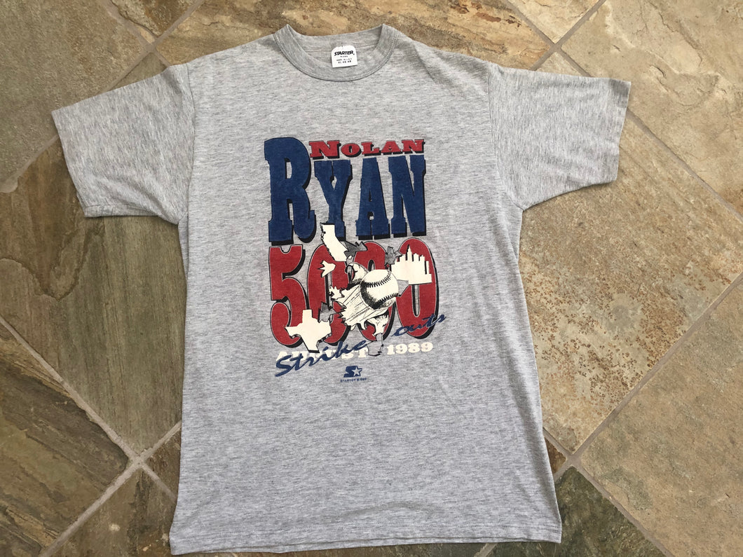 Vintage Texas Rangers Nolan Ryan 5000 Strikeouts Starter Baseball Tshirt, Size XL
