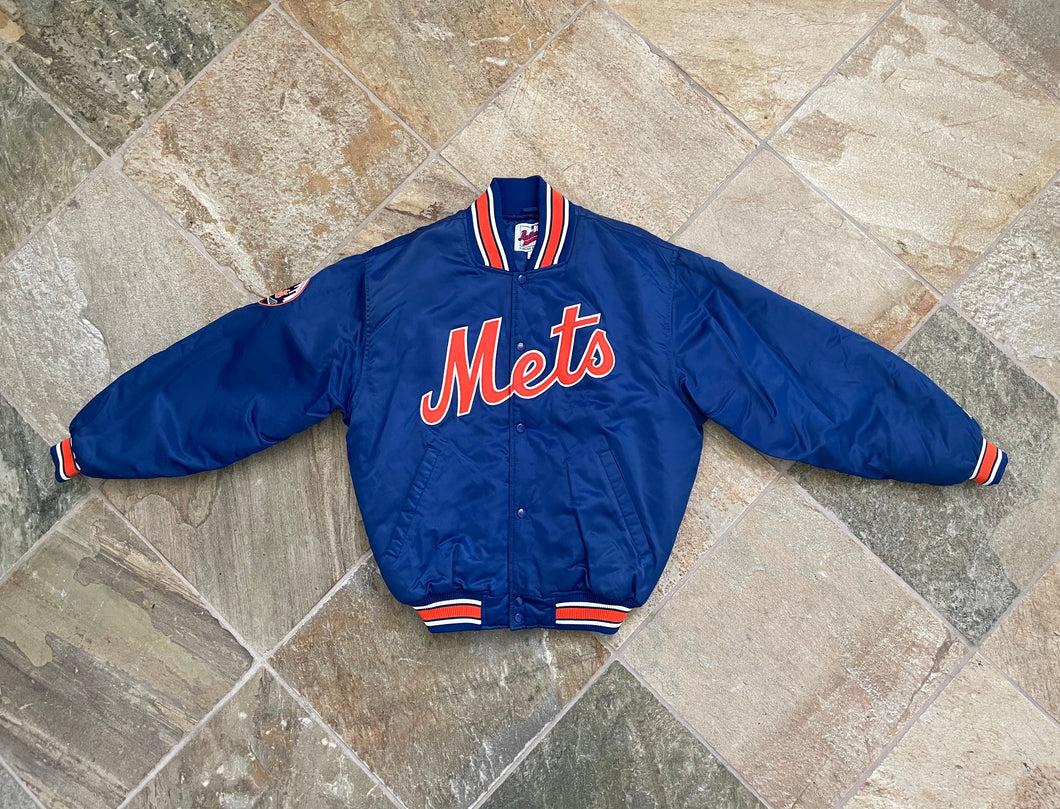 Vintage New York Mets Starter Satin Baseball Jacket, Size Medium