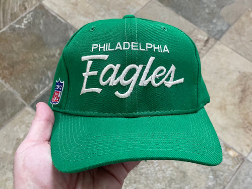 Vintage Philadelphia Eagles Sports Specialties Script Snapback Football Hat