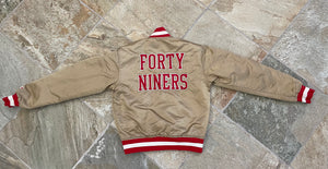 Vintage San Francisco 49ers Starter Satin Football Jacket, Size Small